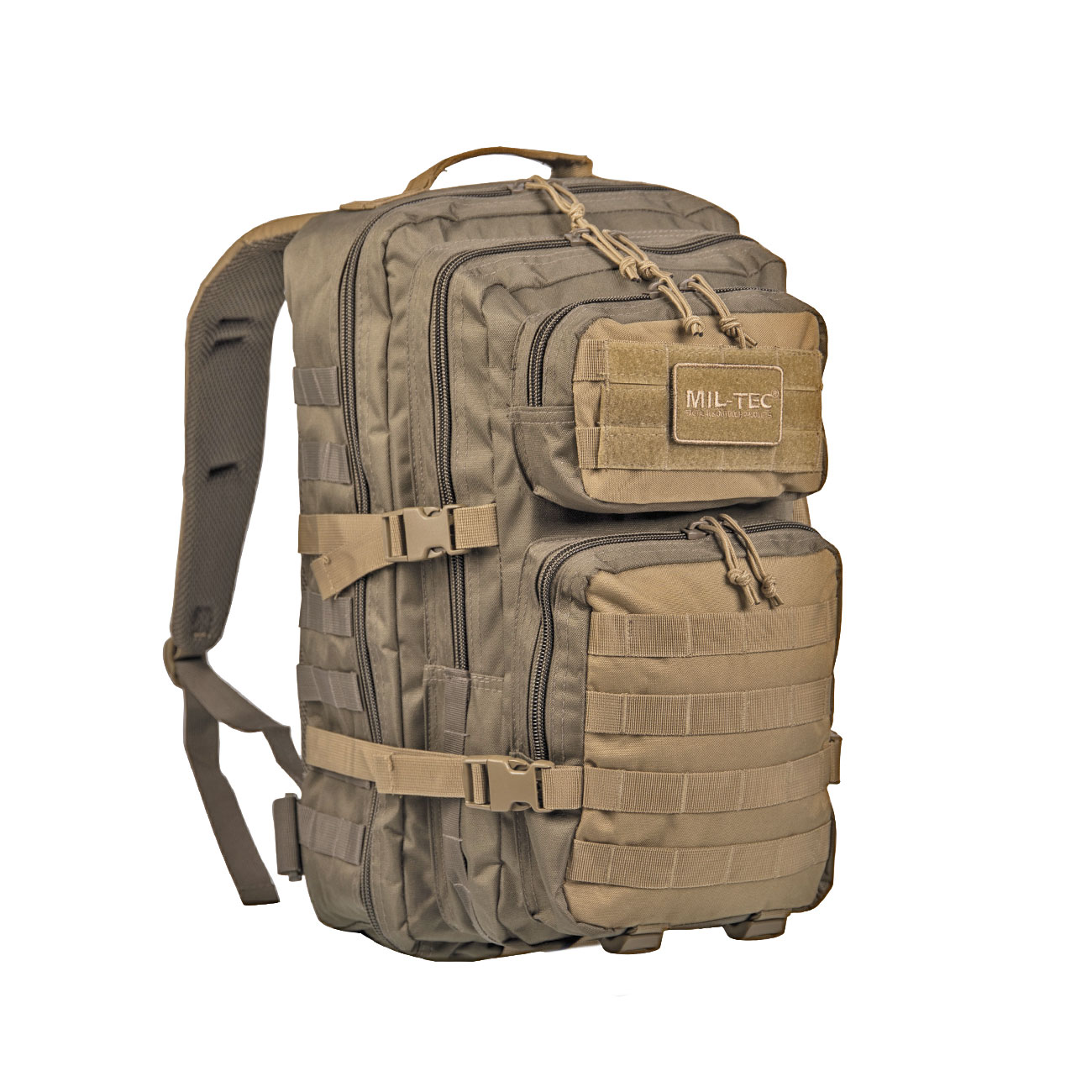 Mil-Tec Rucksack Assault Pack LG Ranger 36 Liter green/coyote