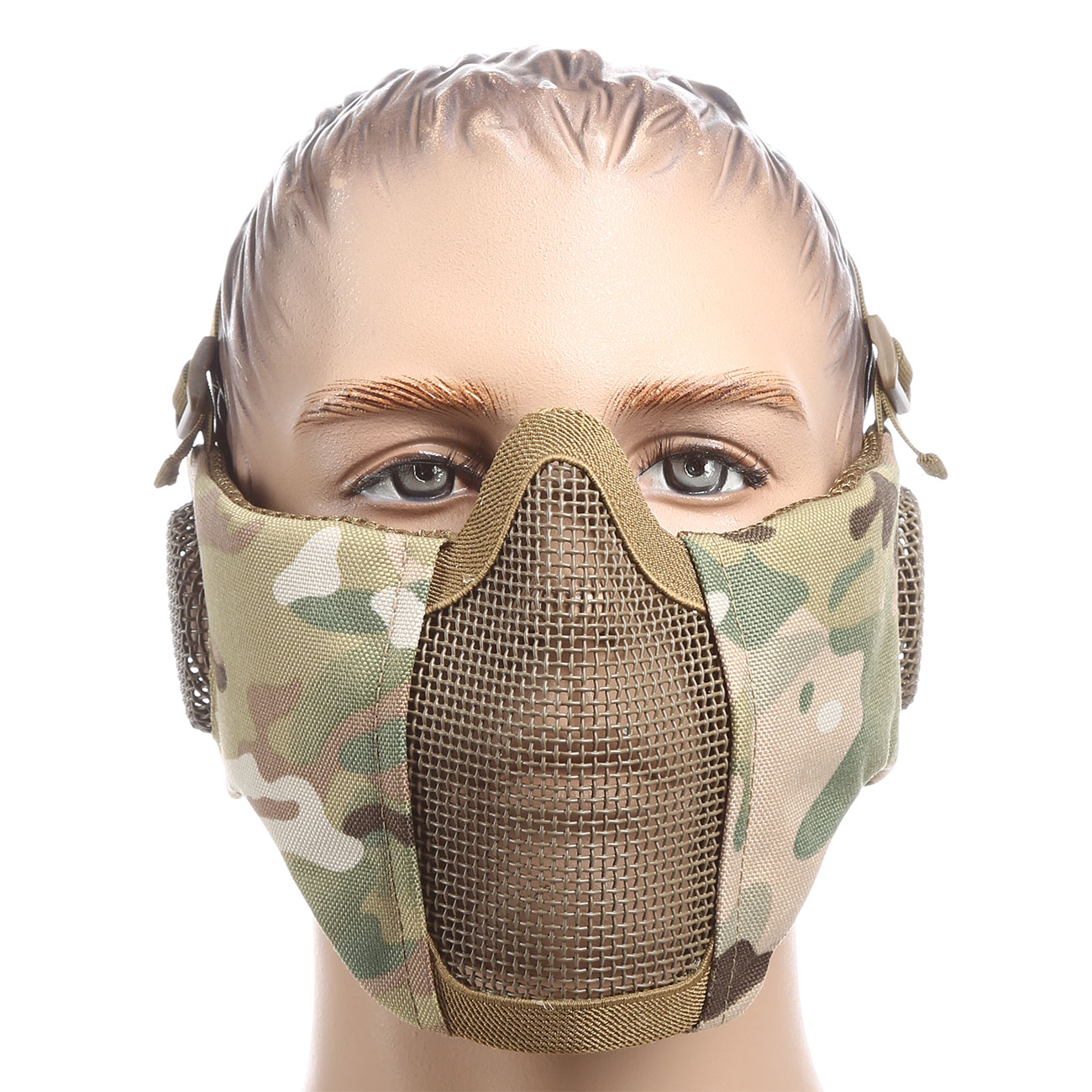 ASG Strike Systems Mesh Mask Gittermaske Full Lower Face mit Ohrabdeckung MC Bild 1