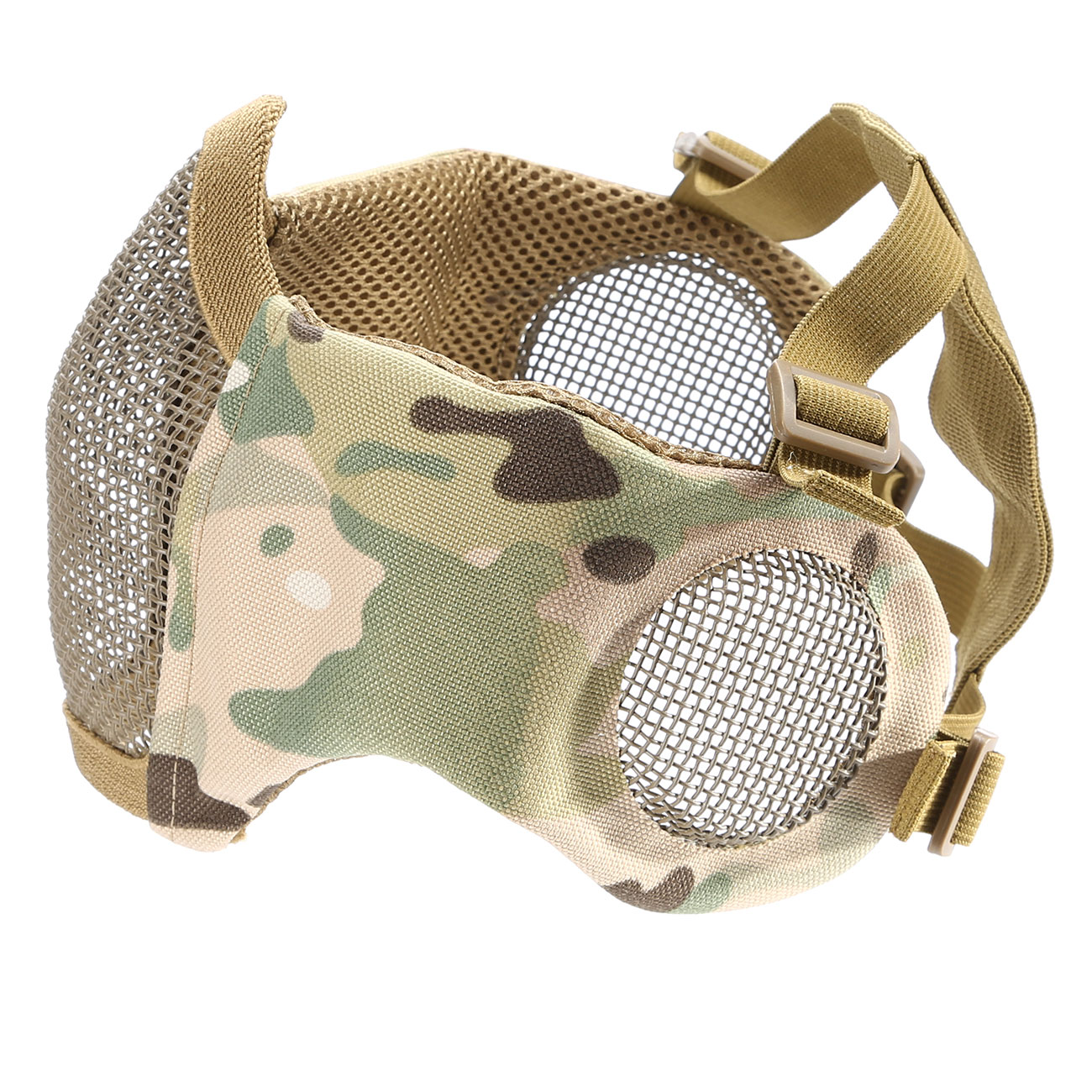 ASG Strike Systems Mesh Mask Gittermaske Full Lower Face mit Ohrabdeckung MC Bild 4