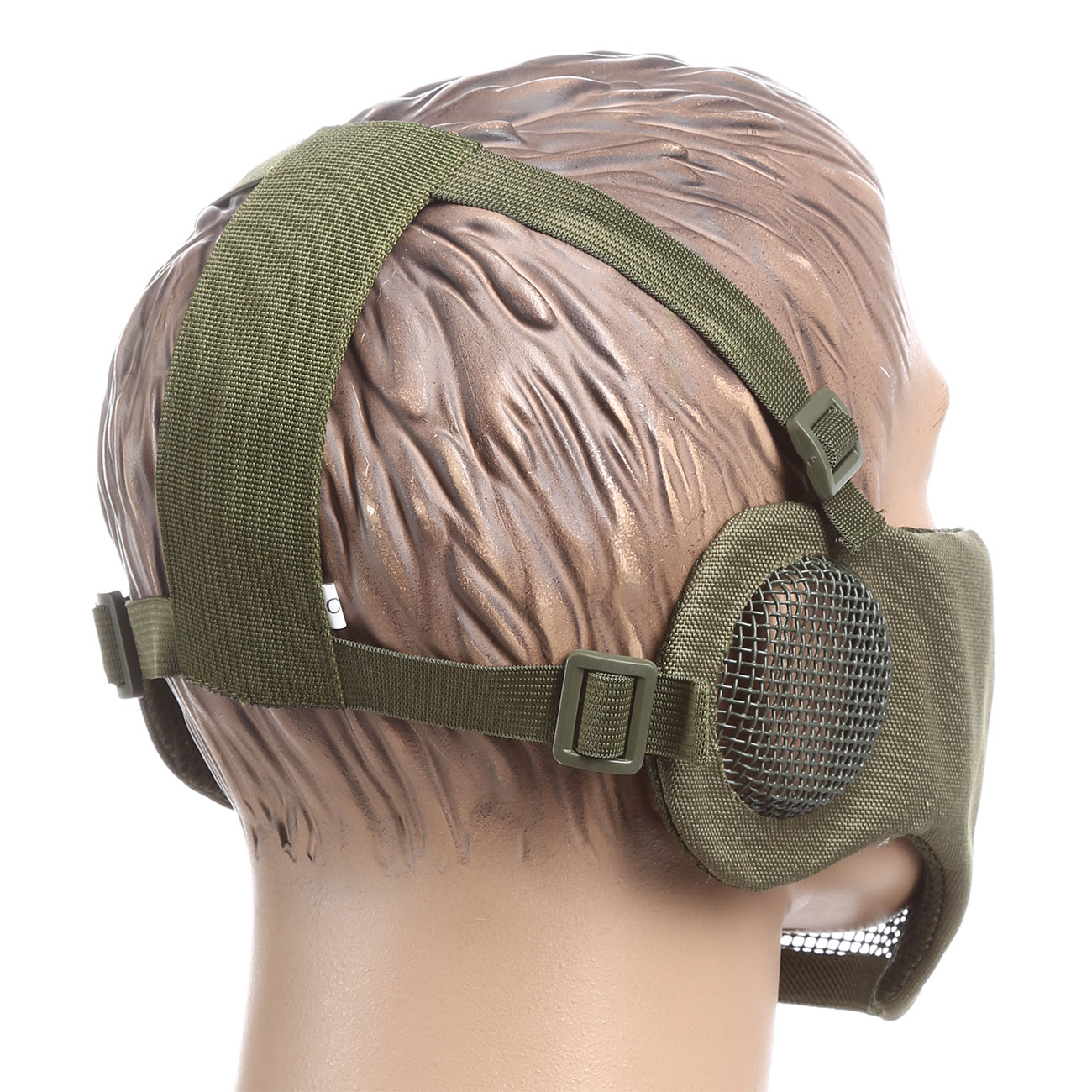ASG Strike Systems Mesh Mask Gittermaske Full Lower Face mit Ohrabdeckung oliv Bild 1