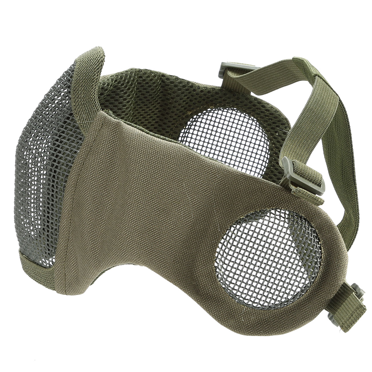 ASG Strike Systems Mesh Mask Gittermaske Full Lower Face mit Ohrabdeckung oliv Bild 4