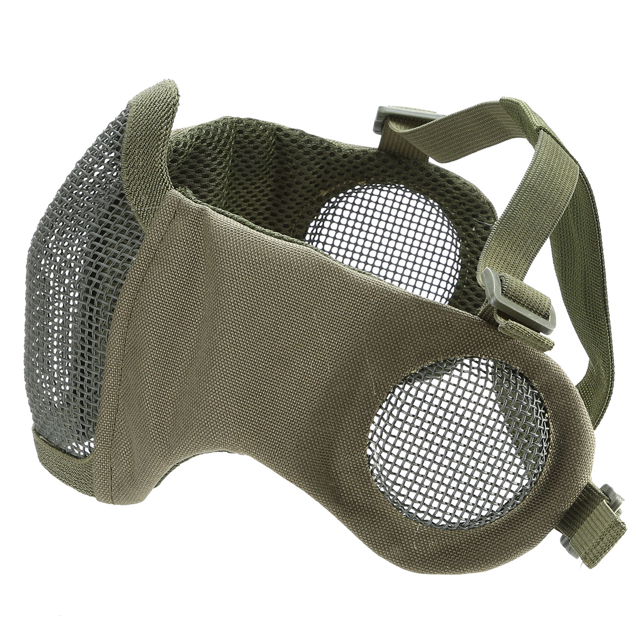 ASG Strike Systems Mesh Mask Gittermaske Full Lower Face mit Ohrabdeckung oliv Bild 1