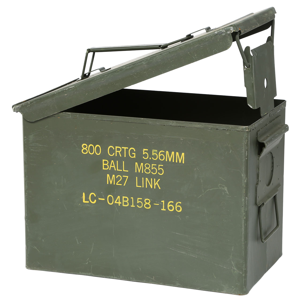 US Munitionskiste Original 5.56 mm 30 x 22 x 19 cm oliv - gebraucht Bild 4
