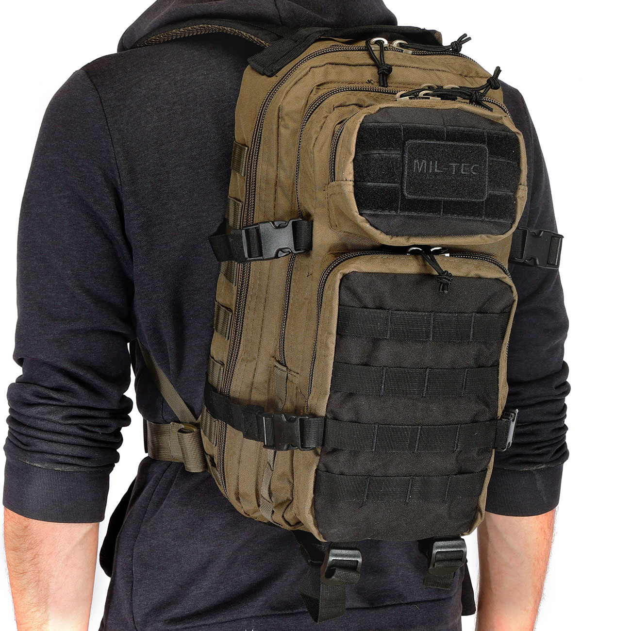Mil-Tec Rucksack Assault Ranger Pack 20 Liter green/schwarz Bild 10