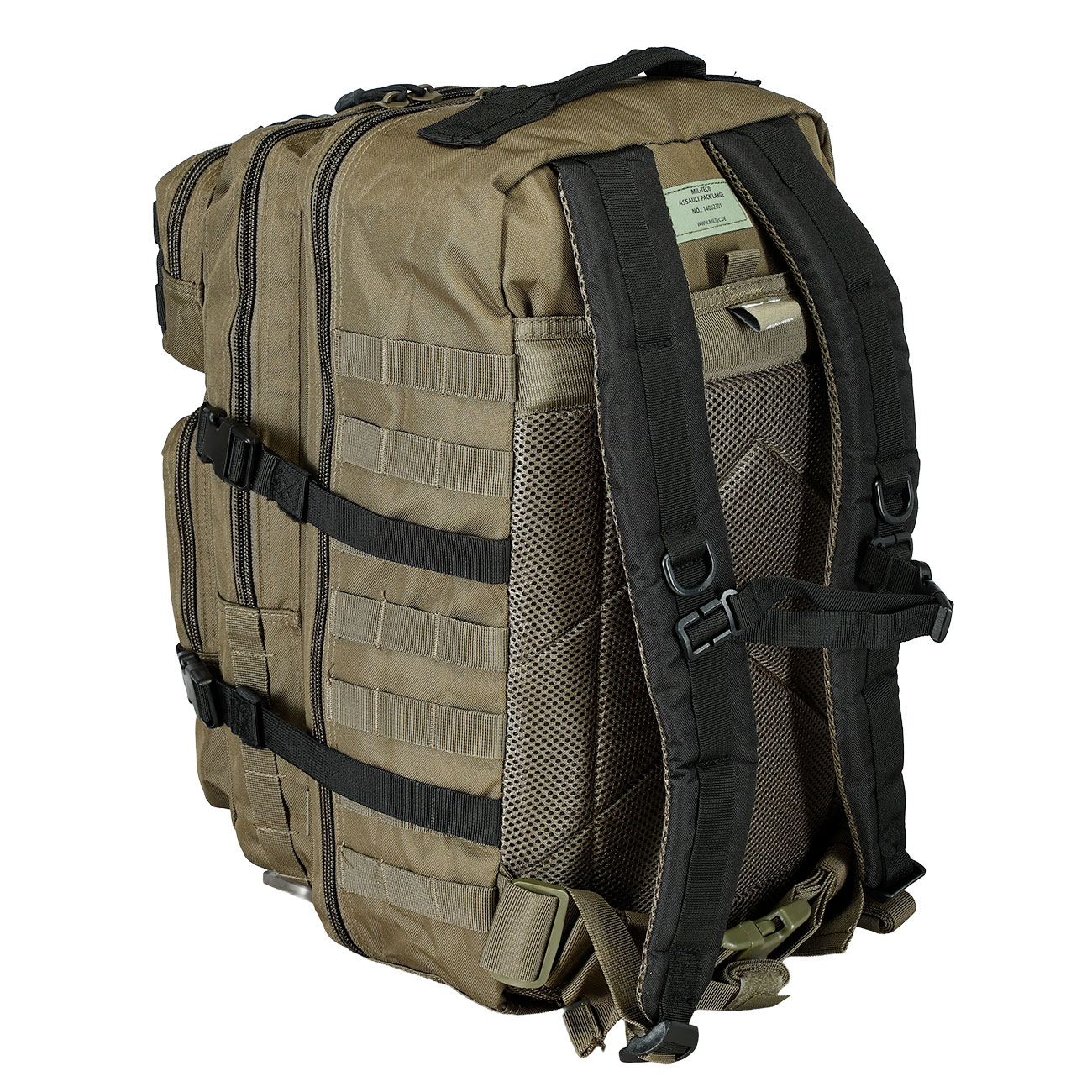 Mil-Tec Rucksack US Assault Pack LG Ranger 36 Liter green/schwarz Bild 4
