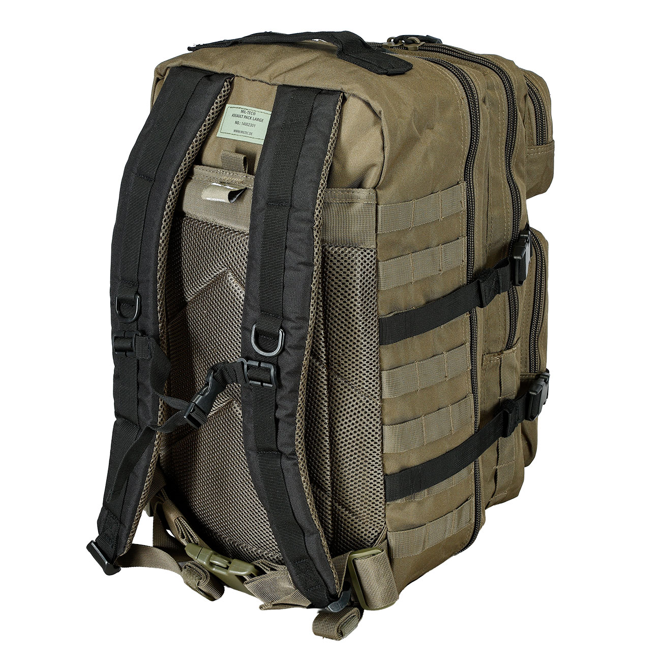 Mil-Tec Rucksack US Assault Pack LG Ranger 36 Liter green/schwarz Bild 6