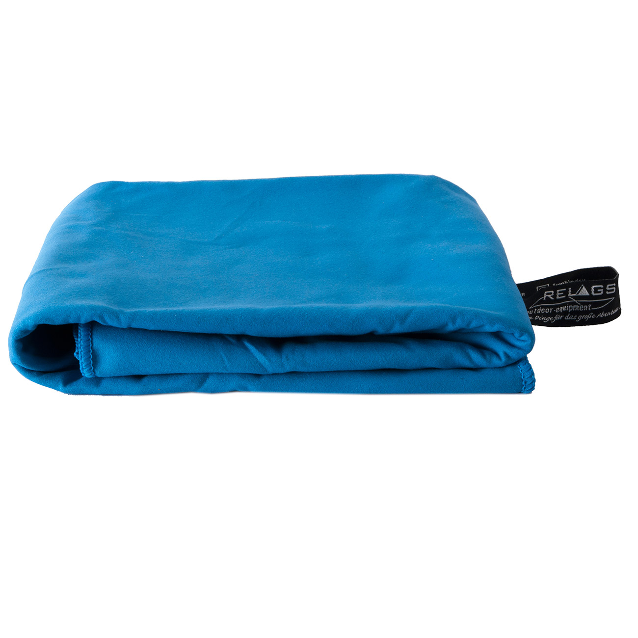 Relags Outdoor-Handtuch BasicNature Velour 85 x 150 cm blau