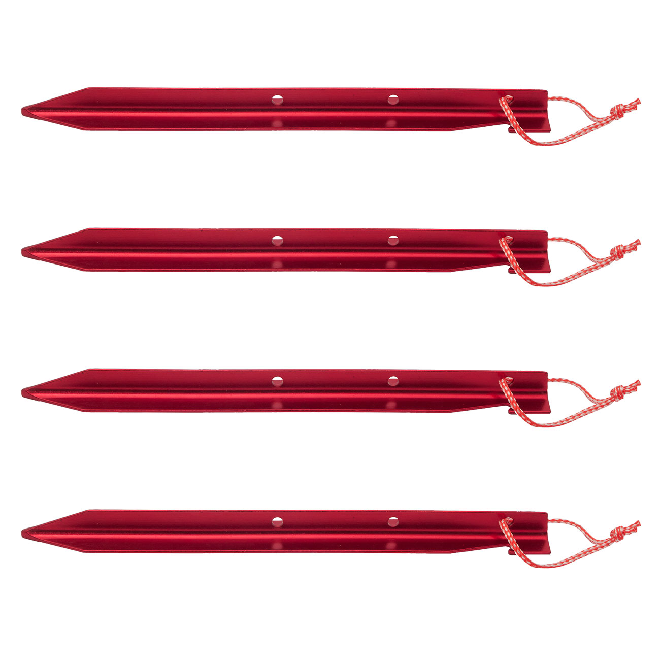 Basic Nature Zelthering T-Stake 25 cm rot 4er Pack