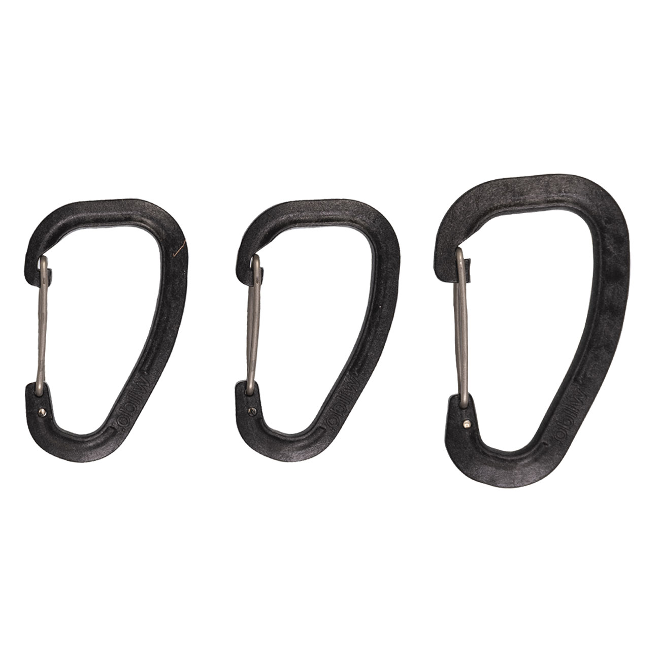 Wildo Karabiner 3er Set schwarz Bild 1