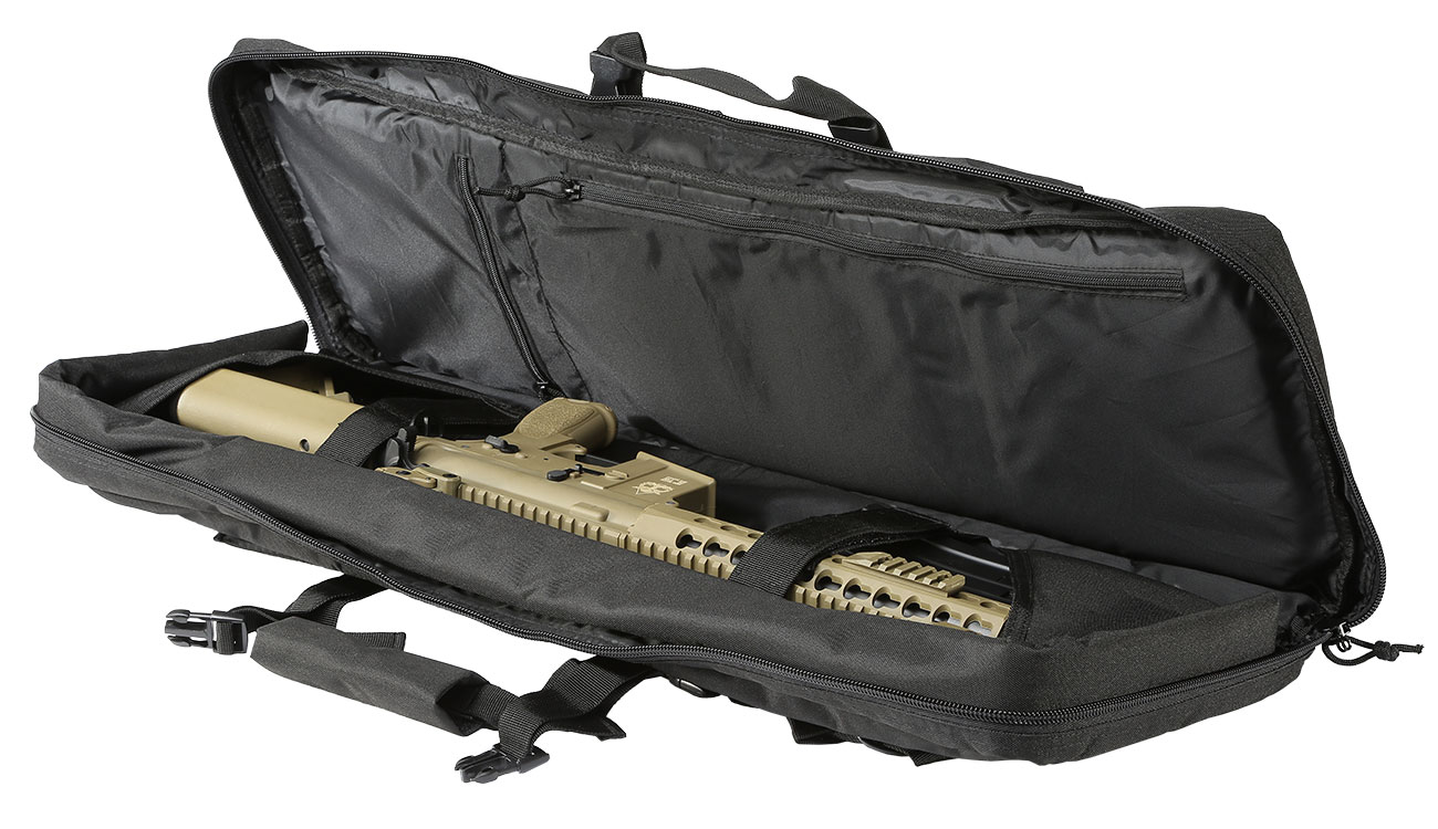 Mil-Tec Futteral Rifle Case medium Gewehrtasche schwarz Bild 3