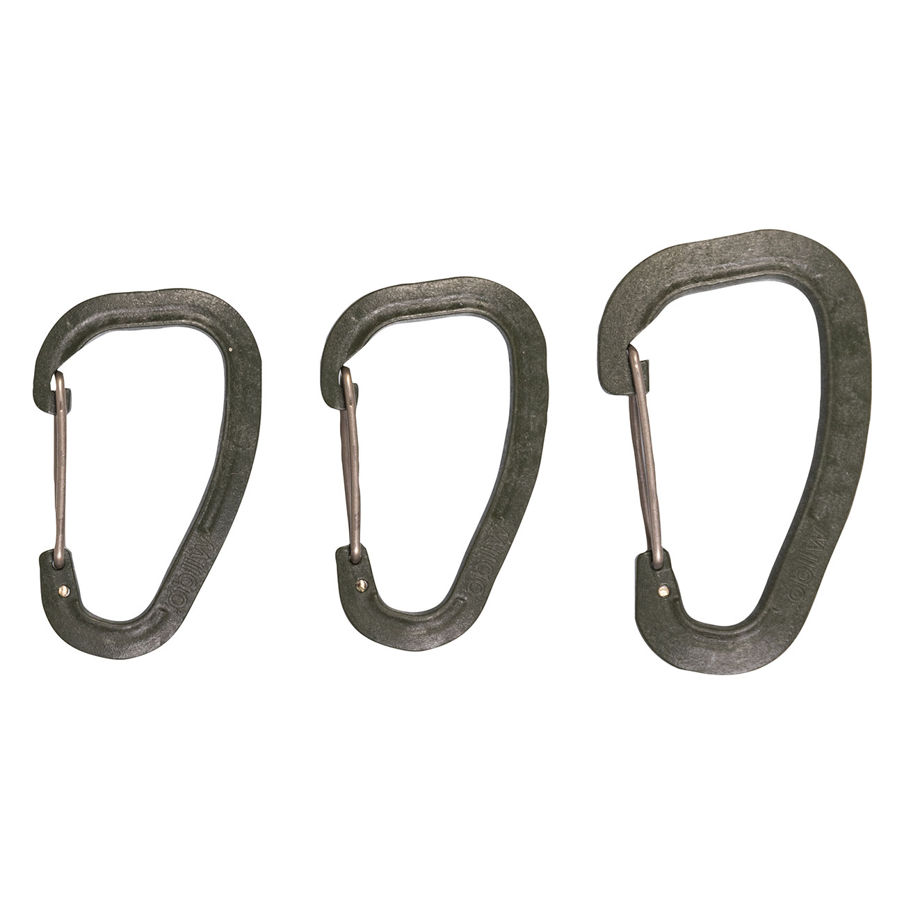 Wildo Karabiner 3er Set oliv Bild 1