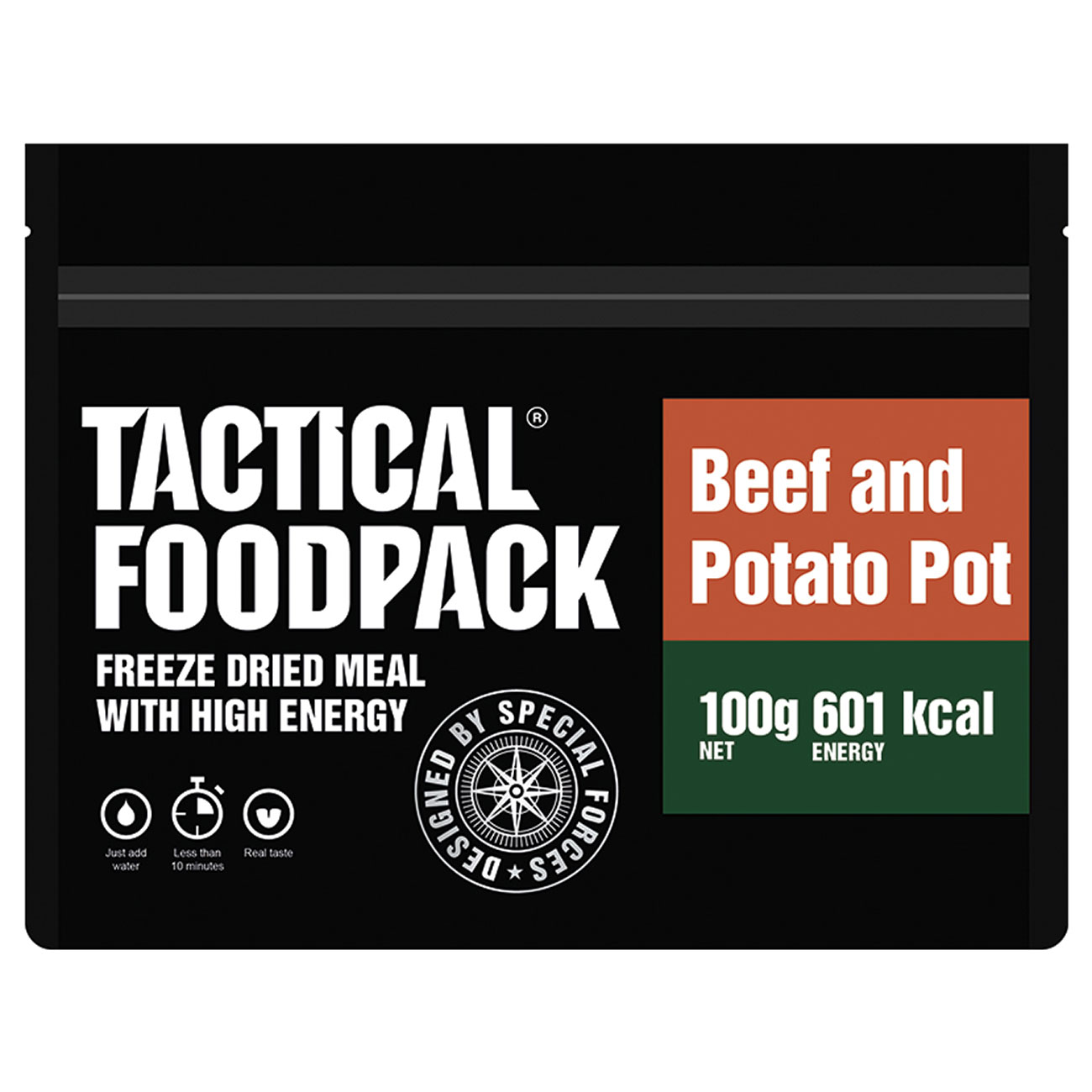 Tactical Foodpack Outdoor Mahlzeit Rindfleisch-Kartoffel-Topf Bild 1