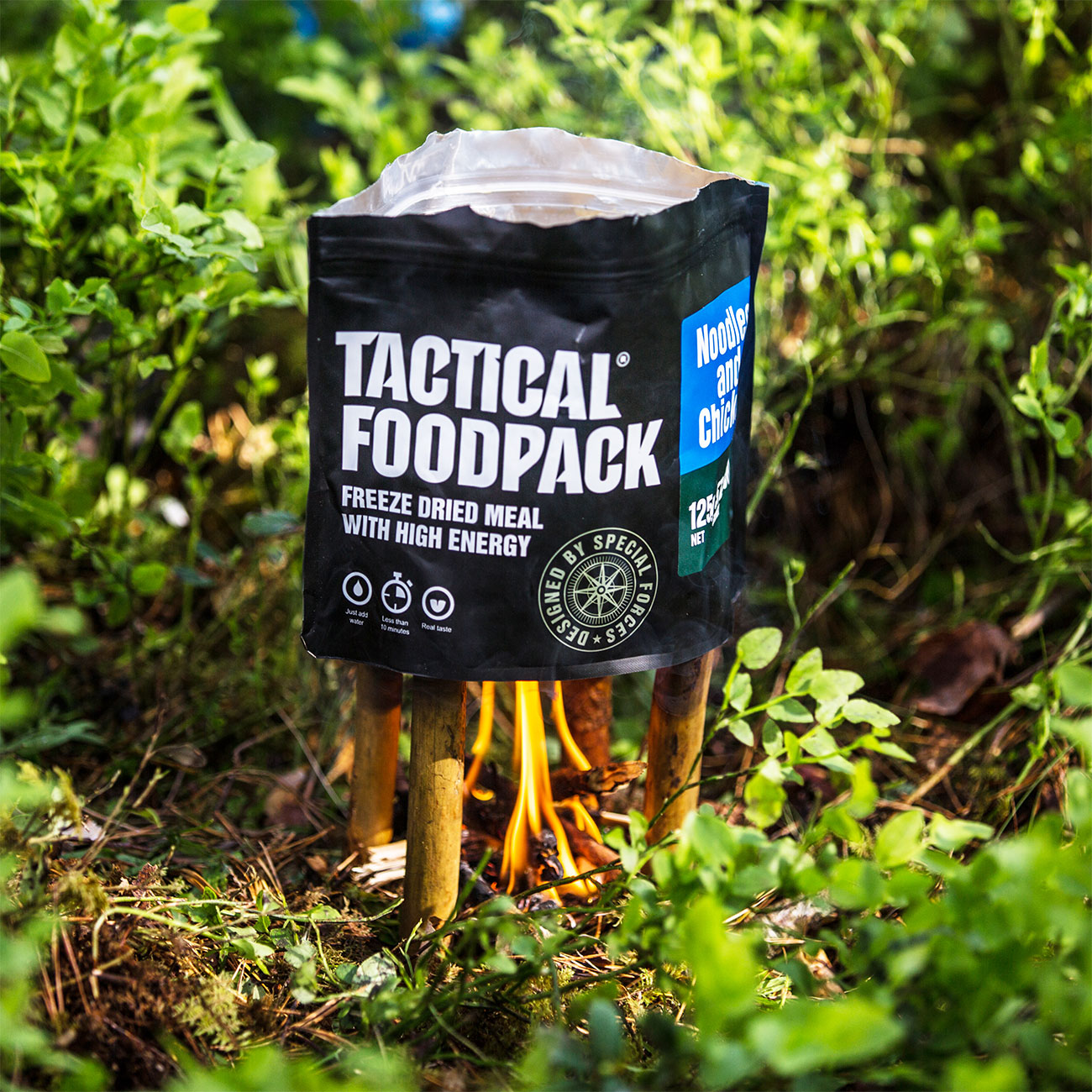 Tactical Foodpack Outdoor Mahlzeit Hhnchen mit Nudeln Bild 9