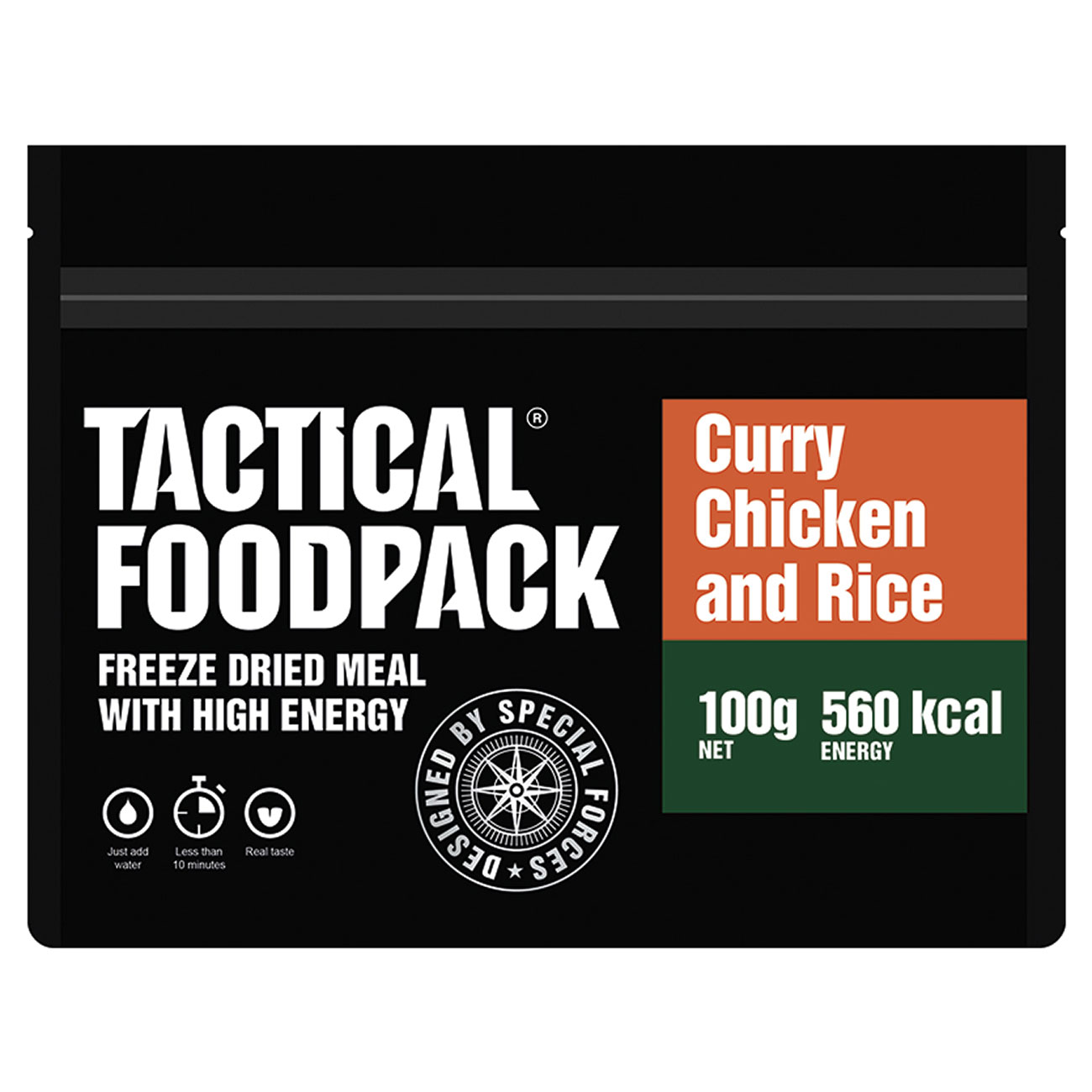 Tactical Foodpack Outdoor Mahlzeit Curry-Hhnchen und Reis Bild 1