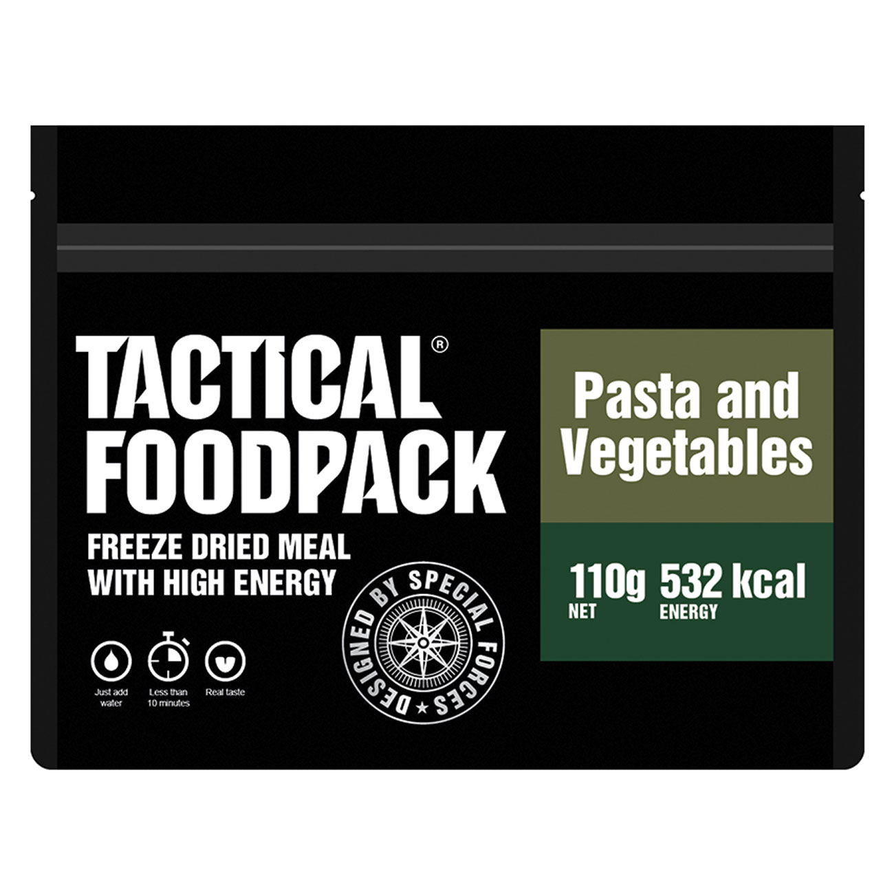 Tactical Foodpack Outdoor Mahlzeit Pasta und Gemse Bild 1