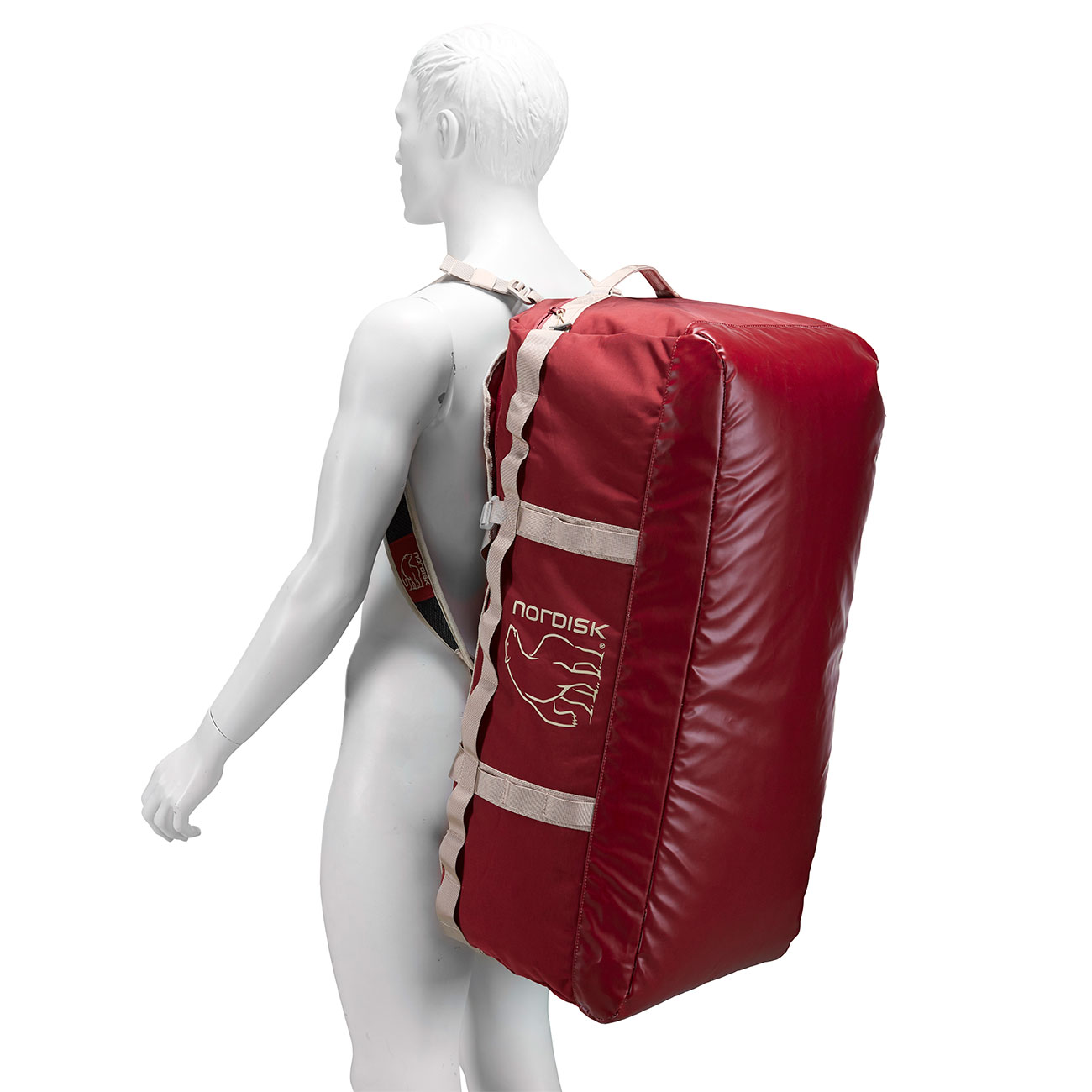 Nordisk Transportrucksack Skara L 100 Liter burnt red Bild 1