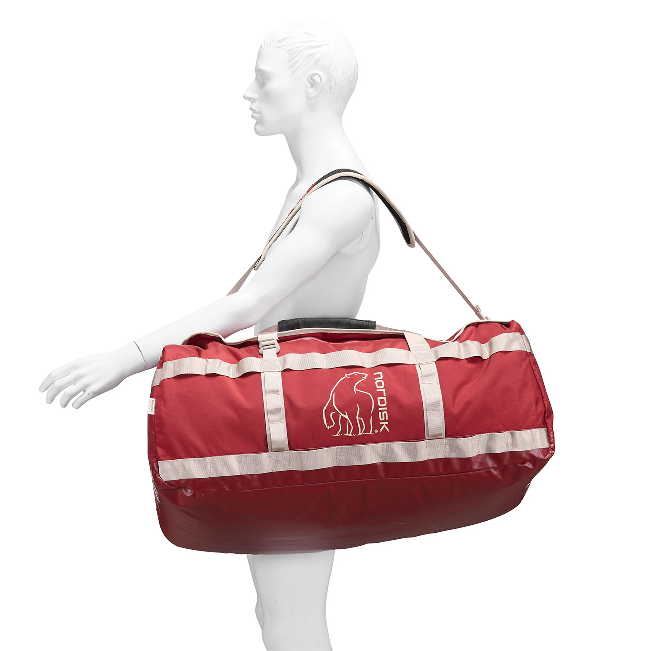 Nordisk Transportrucksack Skara L 100 Liter burnt red Bild 2