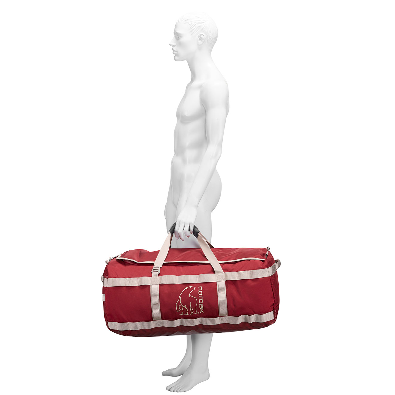 Nordisk Transportrucksack Skara L 100 Liter burnt red Bild 1
