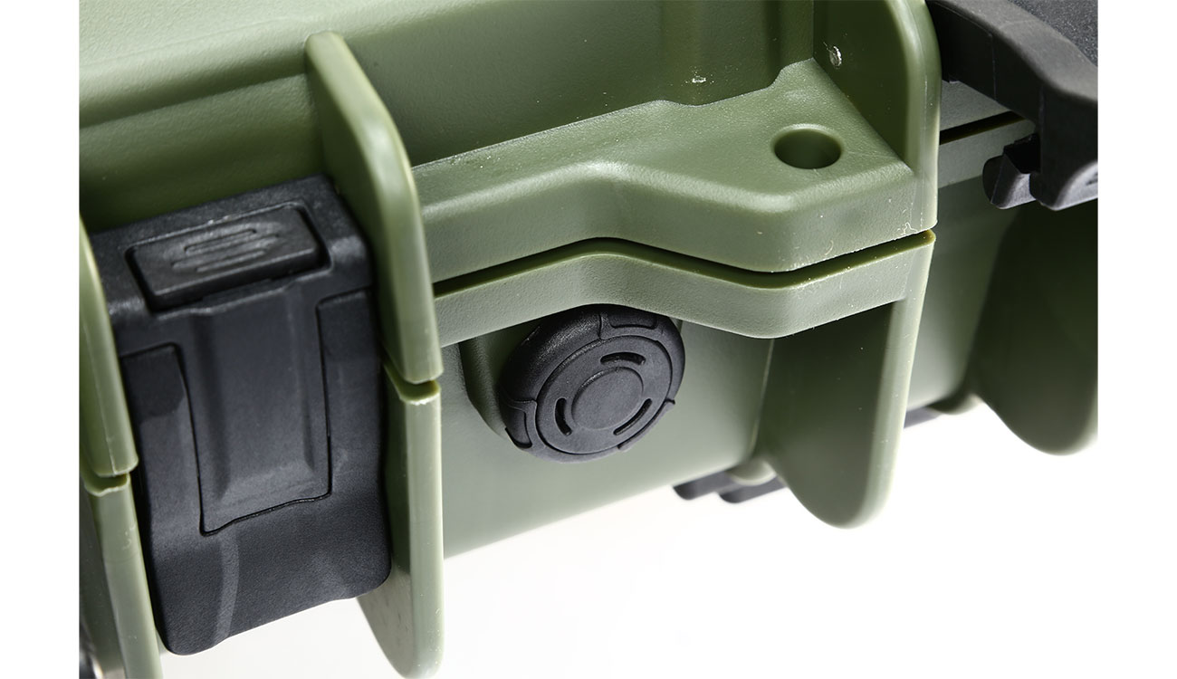 Nuprol Medium Hard Case Waffenkoffer / Trolley 80 x 40 x 17,5 cm Waben-Schaumstoff oliv Bild 10