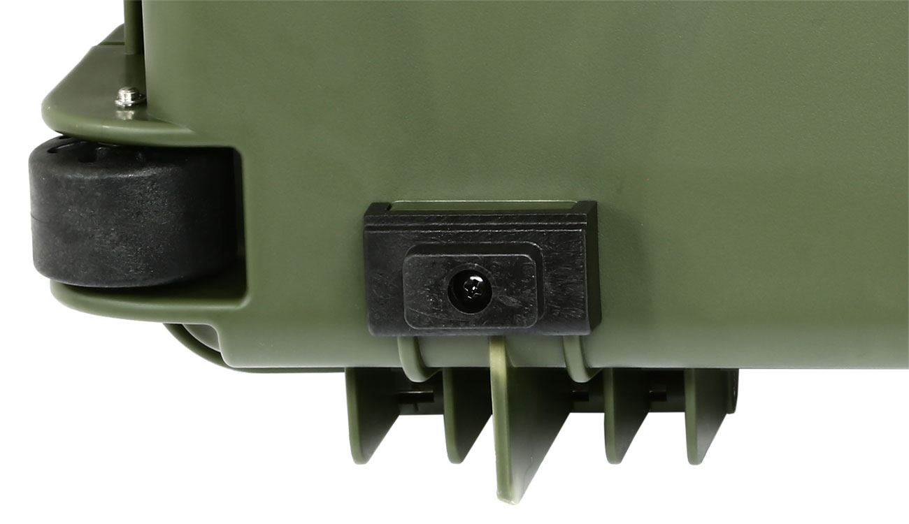 Nuprol Medium Hard Case Waffenkoffer / Trolley 80 x 40 x 17,5 cm Waben-Schaumstoff oliv Bild 8