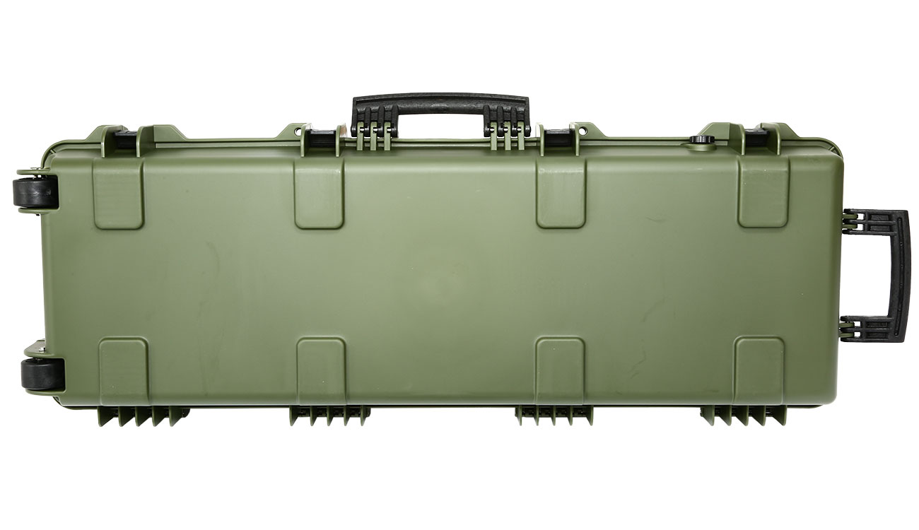 Nuprol Large Hard Case Waffenkoffer / Trolley 109 x 39,5 x 16 cm PnP-Schaumstoff oliv Bild 3