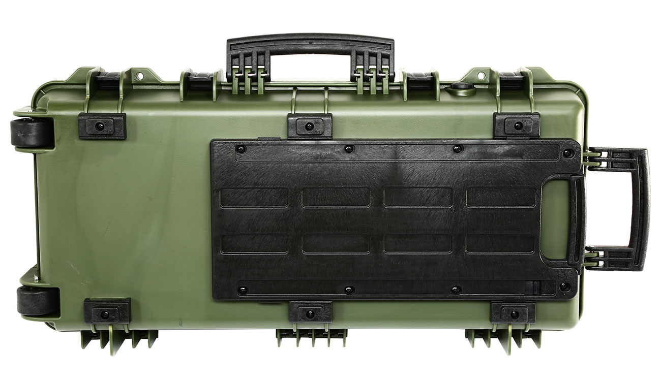 Nuprol Medium Hard Case Waffenkoffer / Trolley 80 x 40 x 17,5 cm PnP-Schaumstoff oliv Bild 3