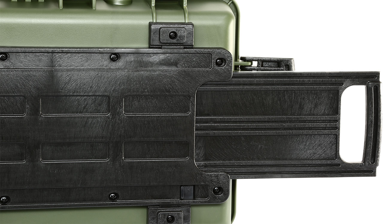 Nuprol Medium Hard Case Waffenkoffer / Trolley 80 x 40 x 17,5 cm PnP-Schaumstoff oliv Bild 4