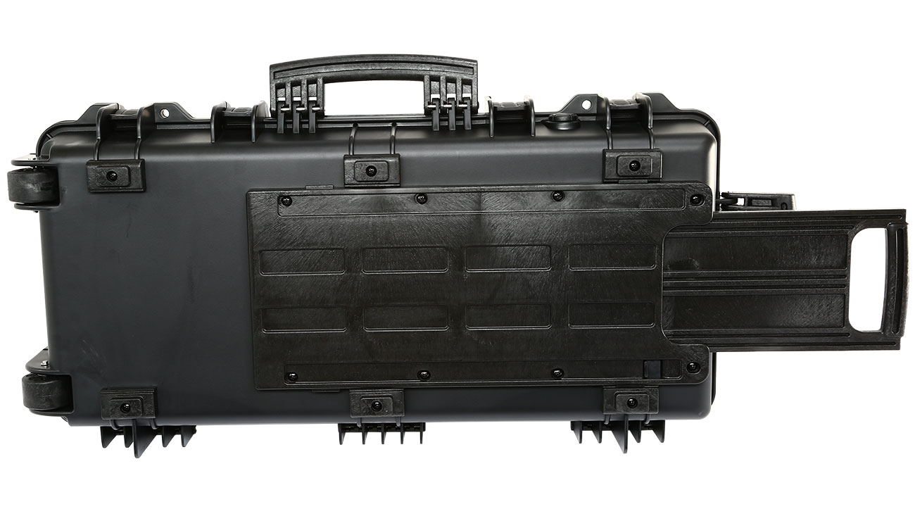 Nuprol Medium Hard Case Waffenkoffer / Trolley 80 x 40 x 17,5 cm Waben-Schaumstoff schwarz Bild 1