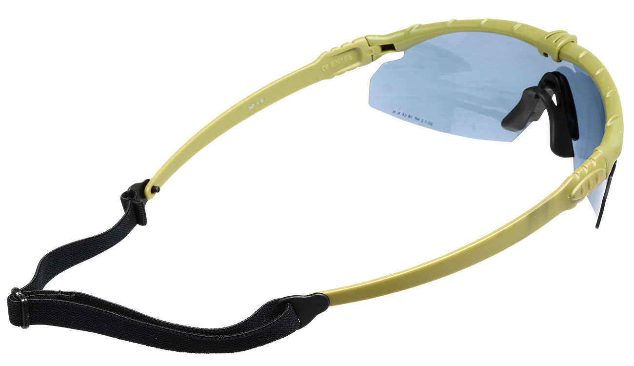 Nuprol Battle Pro Protective Airsoft Schutzbrille oliv / rauch Bild 1