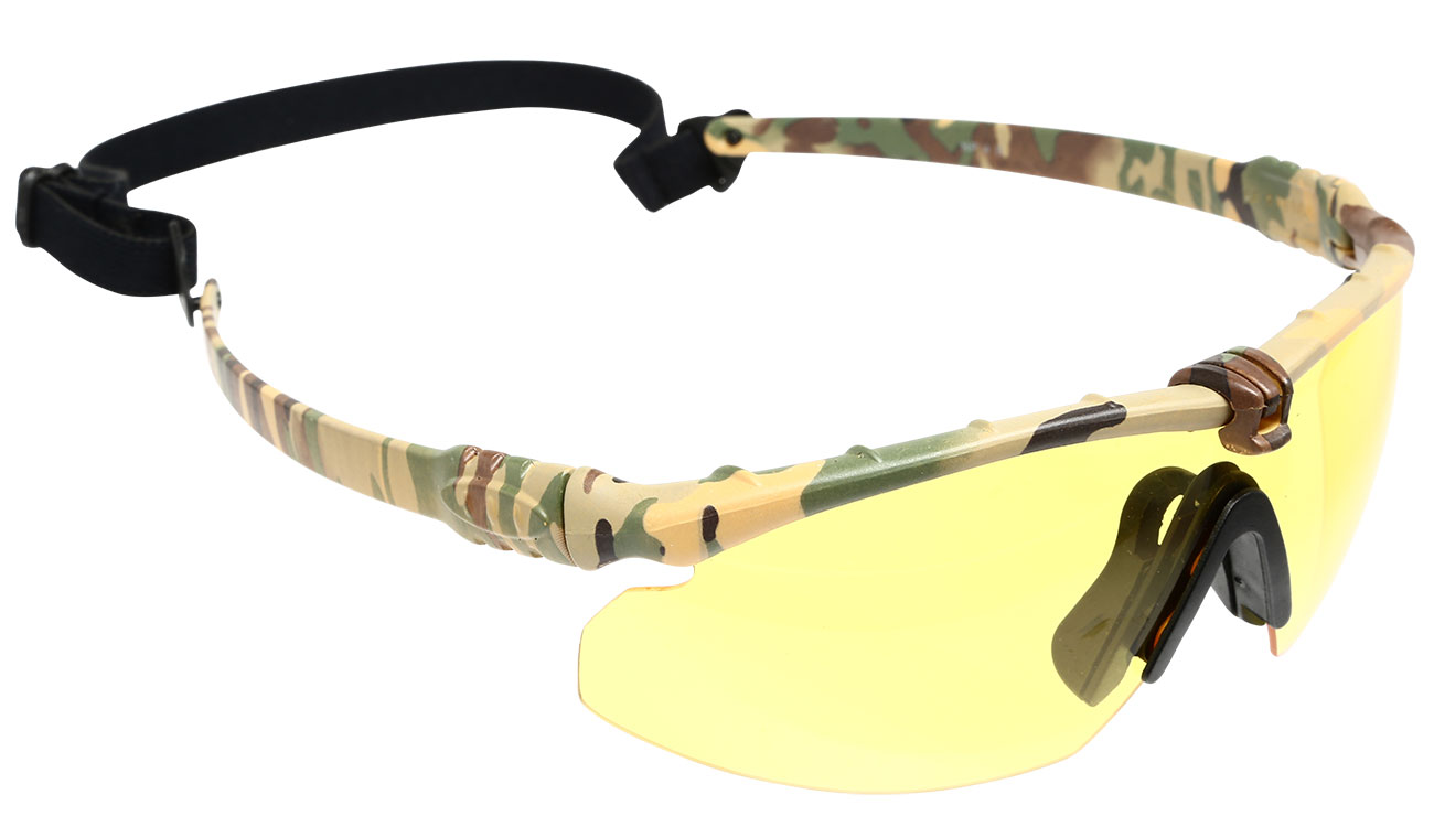 Nuprol Battle Pro Protective Airsoft Schutzbrille camo / gelb Bild 1