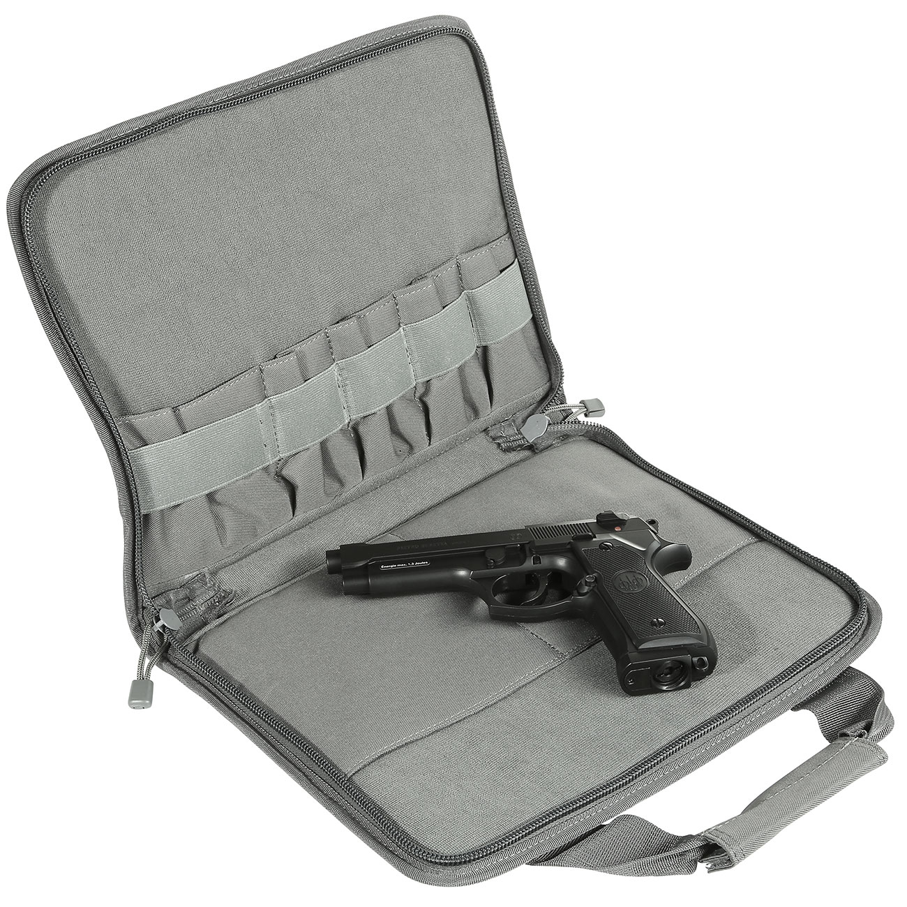 Nuprol PMC Deluxe Single Pistol Case / Tasche 36 x 28,5 x 4 cm grau Bild 2