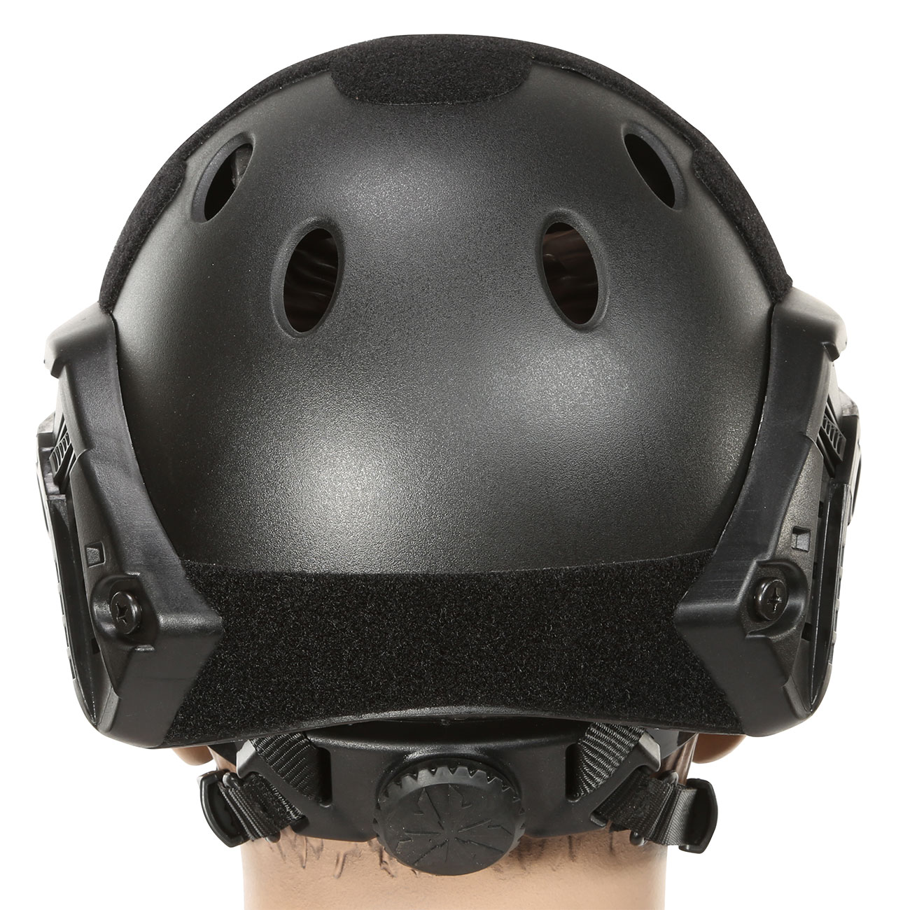 Nuprol FAST Railed Airsoft Helm mit NVG Mount schwarz Bild 3