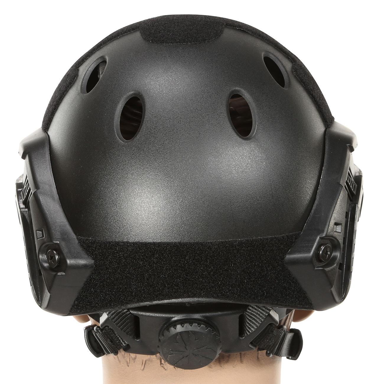 Nuprol Airsoft Helm  FAST Railed mit NVG Mount schwarz Bild 3
