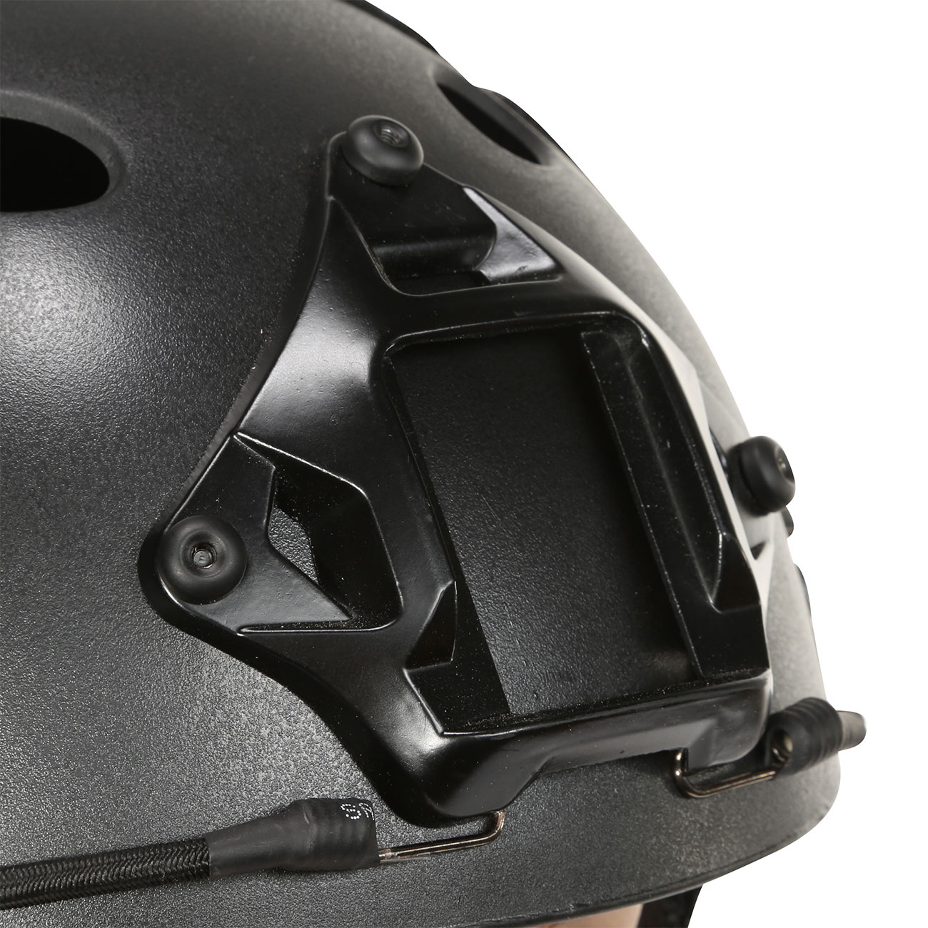 Nuprol Airsoft Helm  FAST Railed mit NVG Mount schwarz Bild 6