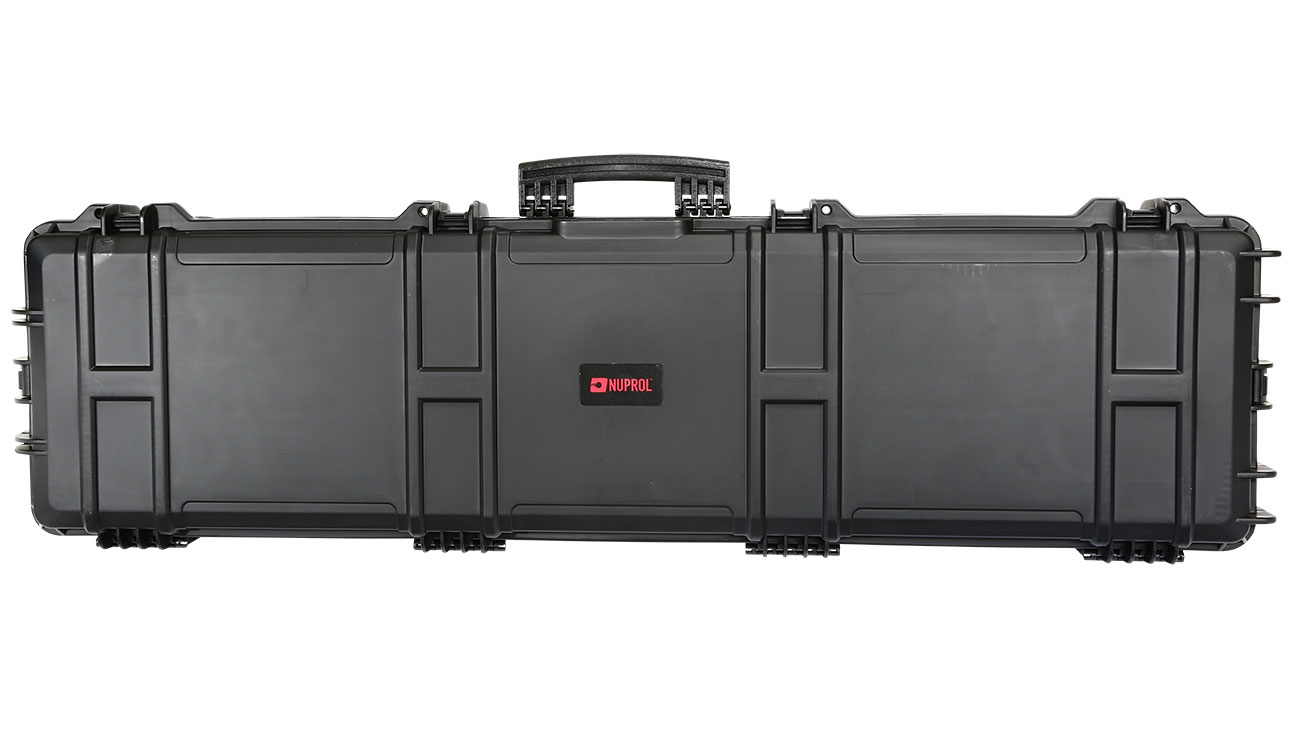 Nuprol X-Large Hard Case Waffenkoffer / Trolley 139 x 39,5 x 16 cm Waben-Schaumstoff schwarz Bild 2