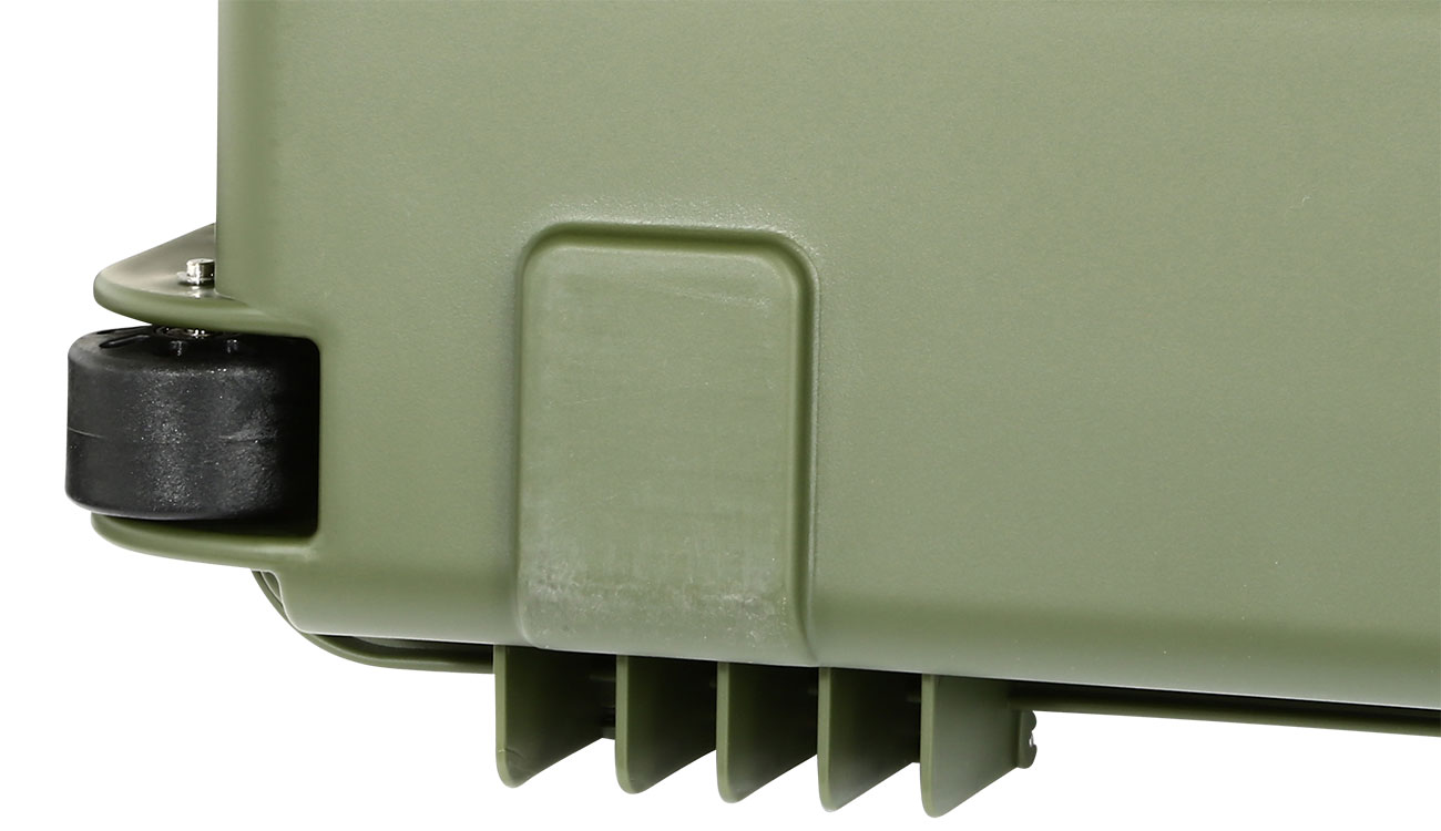 Nuprol X-Large Hard Case Waffenkoffer / Trolley 139 x 39,5 x 16 cm PnP-Schaumstoff oliv Bild 8
