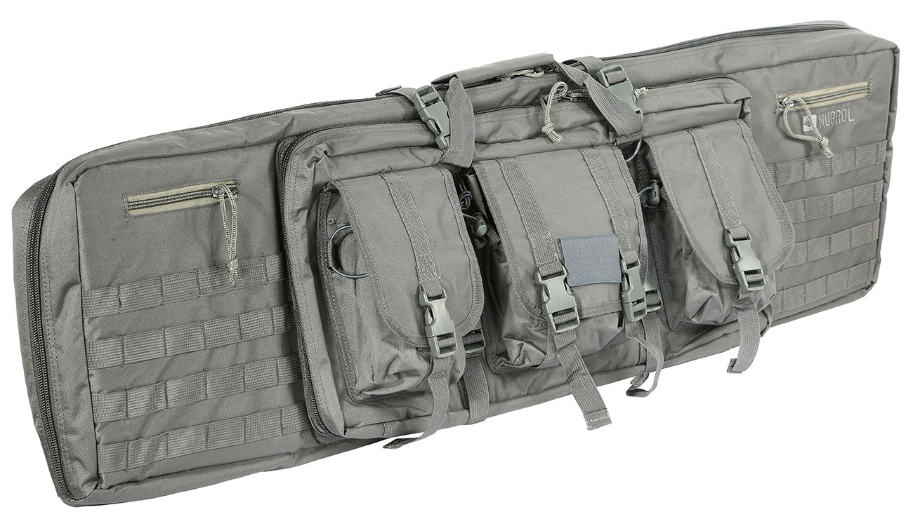 Nuprol 46 Zoll / 117 cm PMC Deluxe Soft Rifle Bag / Gewehr-Futteral grau