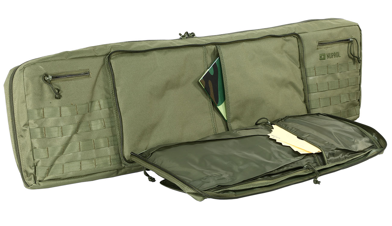 Nuprol 46 Zoll / 117 cm PMC Deluxe Soft Rifle Bag / Gewehr-Futteral oliv Bild 7