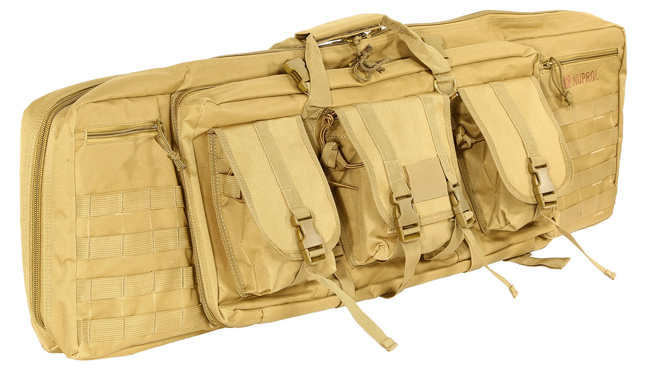 Nuprol 42 Zoll / 108 cm PMC Deluxe Soft Rifle Bag / Gewehr-Futteral tan