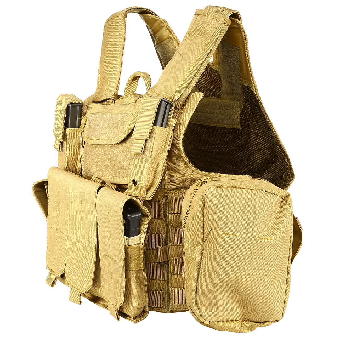 Nuprol RTG Molle Tactical Vest Einsatzweste tan Bild 1