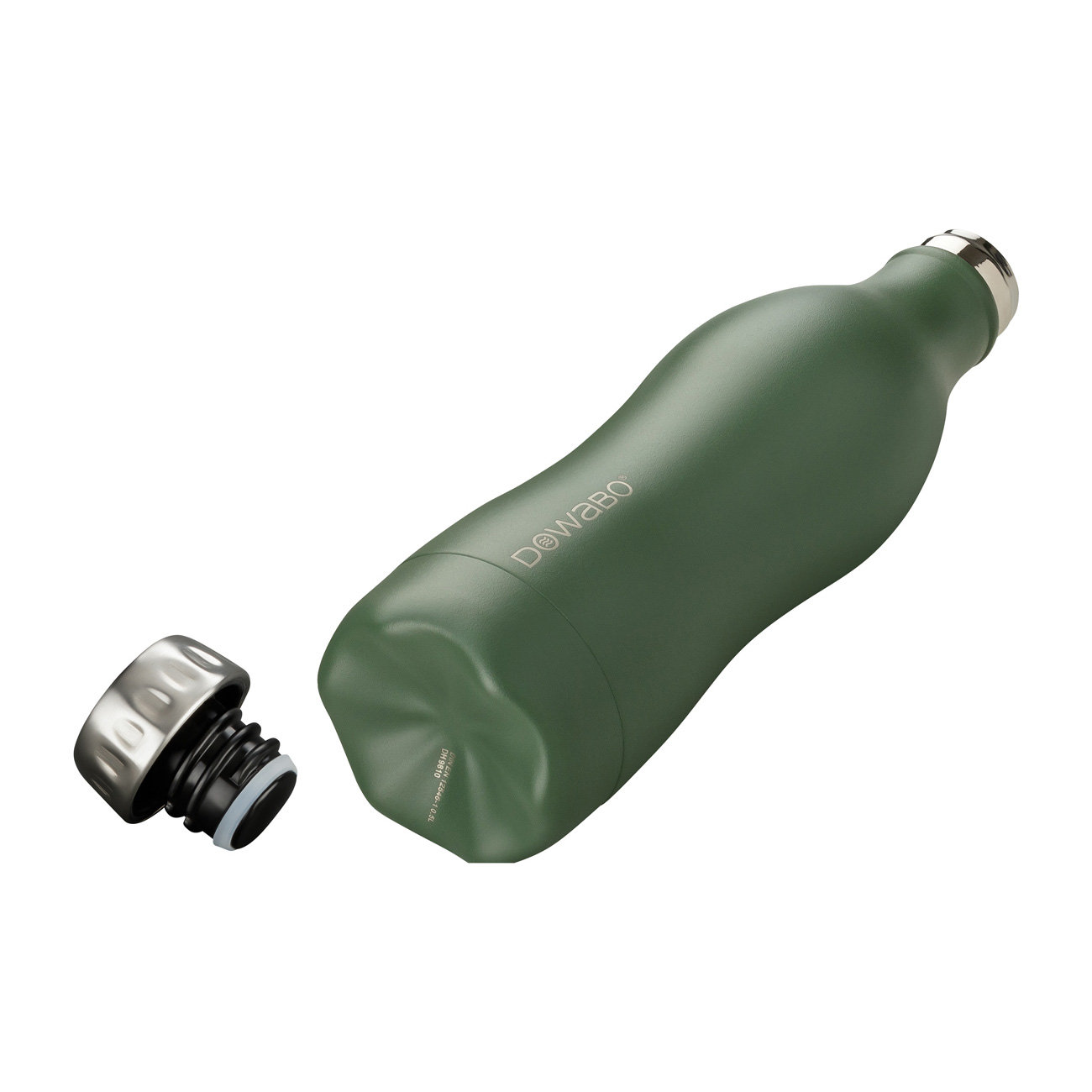 Dowabo Isolierflasche kohlensäuredicht 0,5 Liter oliv Bild 1