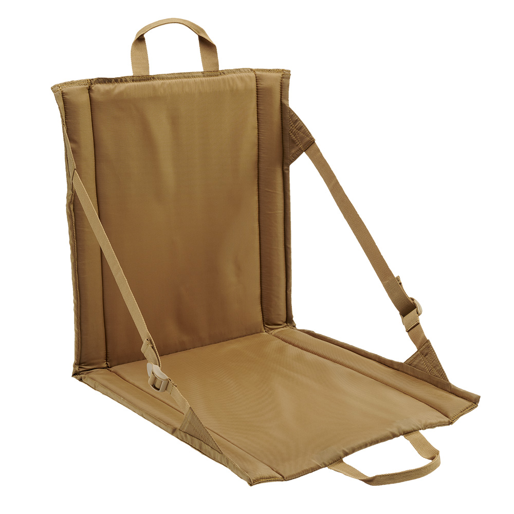 Brandit Outdoor-Faltsitz Sitzkissen mit Lehne camel Bild 1