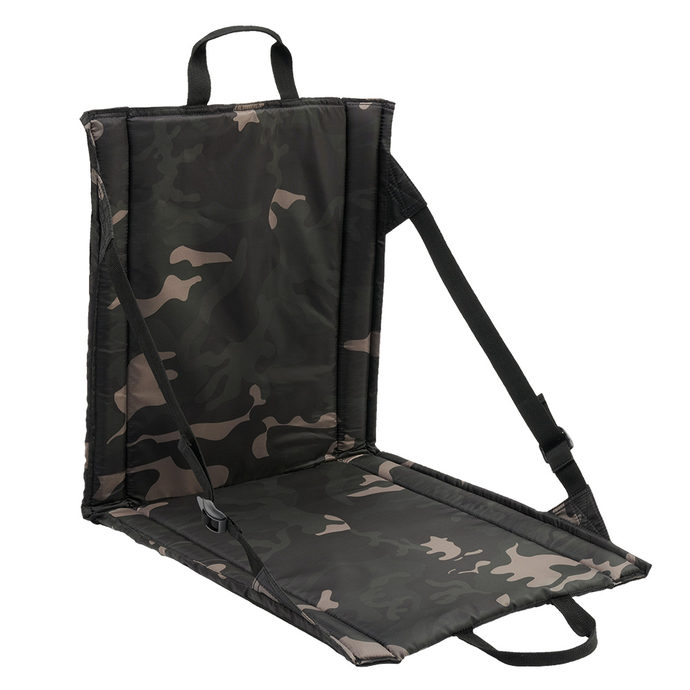 Brandit Outdoor-Faltsitz Sitzkissen mit Lehne darkcamo Bild 1