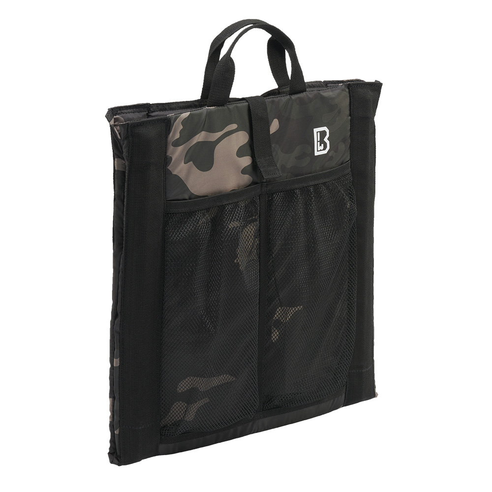Brandit Outdoor-Faltsitz Sitzkissen mit Lehne darkcamo Bild 2