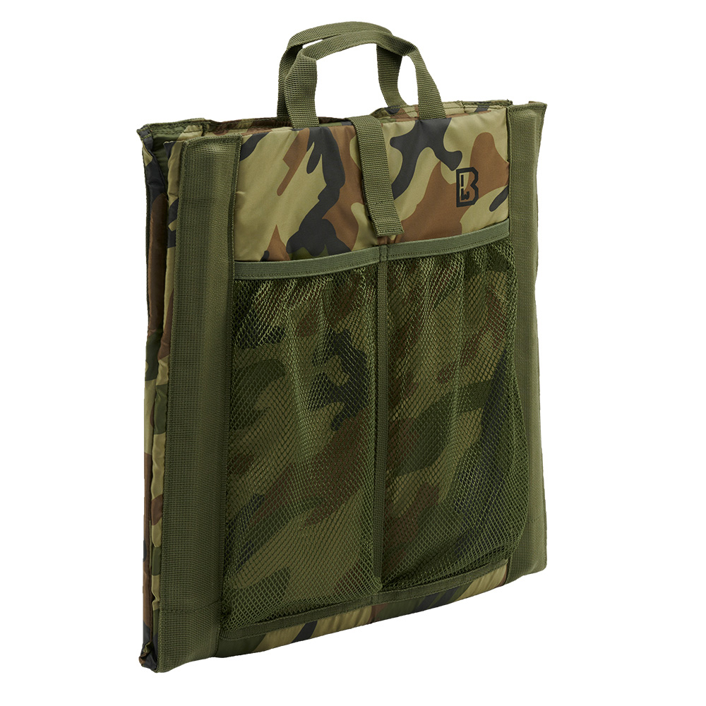 Brandit Outdoor-Faltsitz Sitzkissen mit Lehne woodland Bild 2