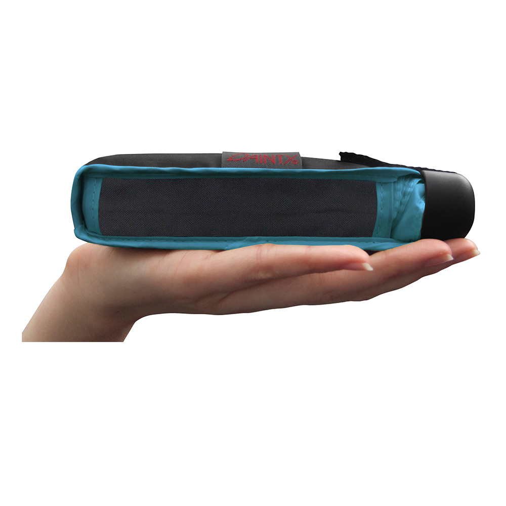 EuroSchirm Regenschirm Dainty mit Mini-Packma eisblau Bild 1