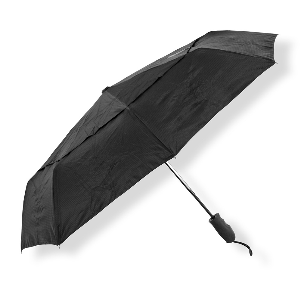 Lifeventure Regenschirm Trek mit Öffnungs- und Schließautomatik schwarz Bild 1