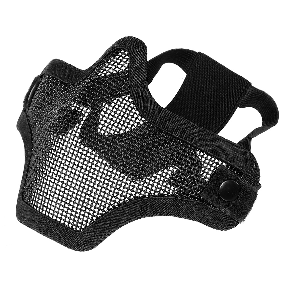 ASG Strike Systems Full Mesh Mask Airsoft Gittermaske Lower Face schwarz Bild 3