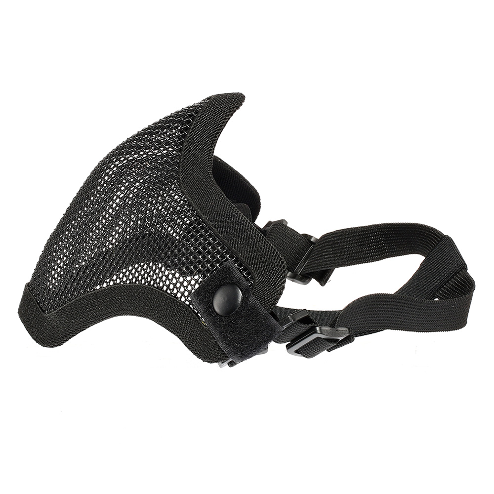 ASG Strike Systems Full Mesh Mask Airsoft Gittermaske Lower Face schwarz Bild 1