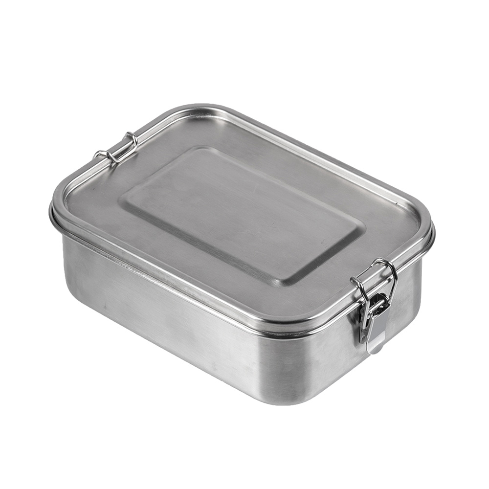 Mil-Tec Brotzeitdose Edelstahl Lunchbox 18cm